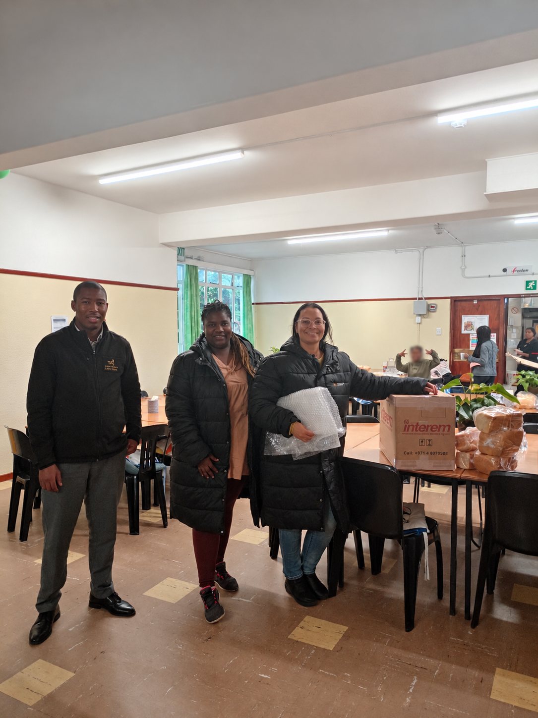 Direct food support delivered to the South African Children's Home with Taj Cape Town